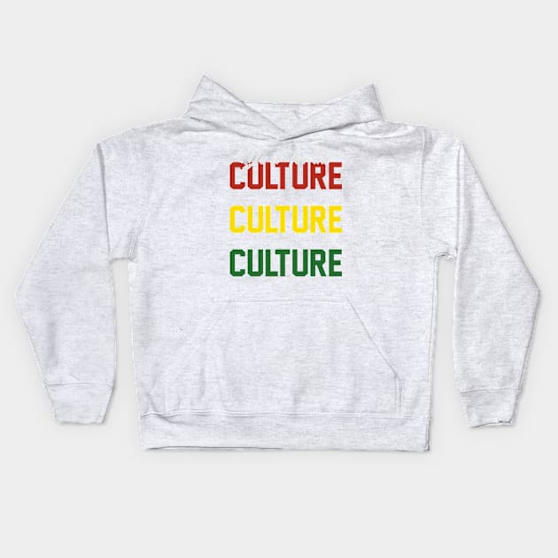 For The Culture ✊🏾 Kids Hoodie by GardenCity Graffiti 